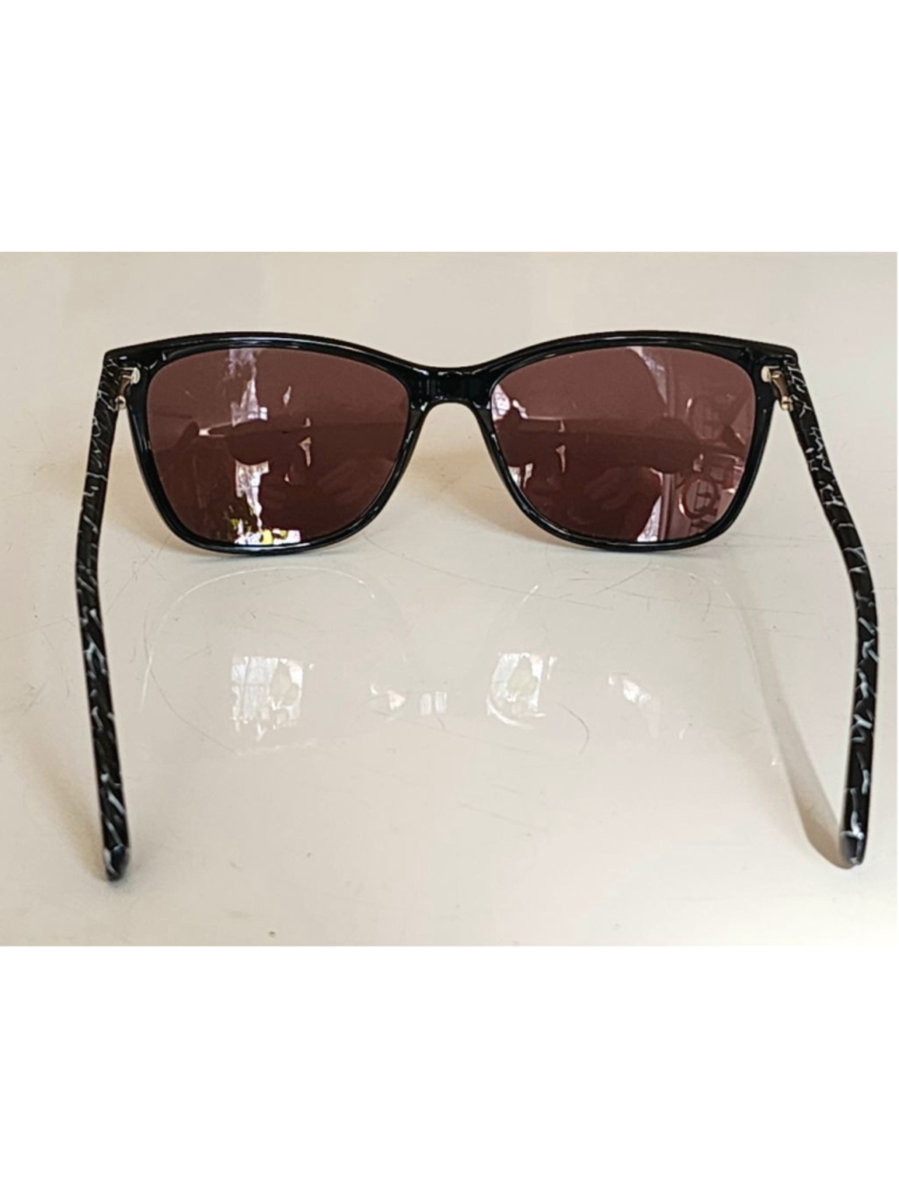 LONGCHAMP NEW LO2613 Mirrored Black Square Sunglasses - Picture 4 of 9